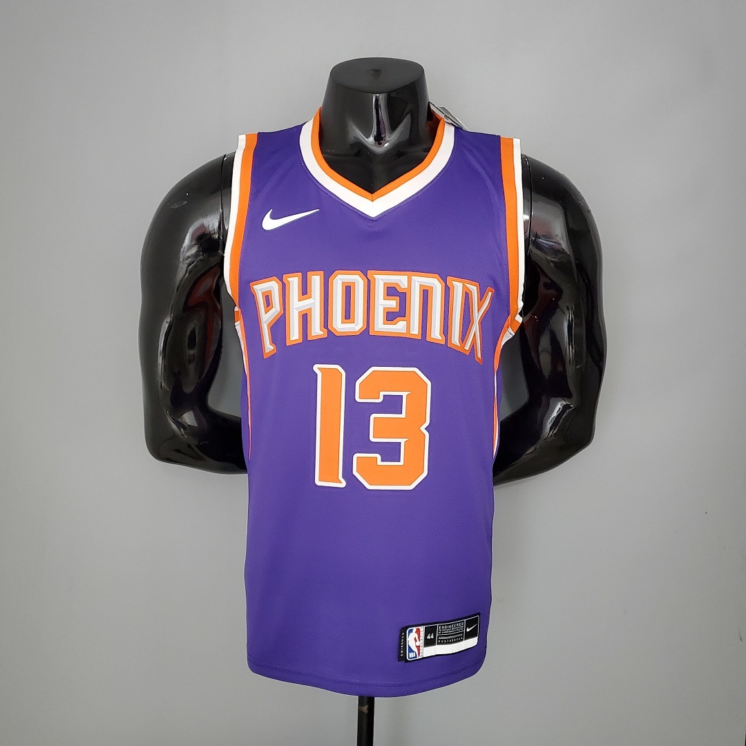 NASH#13 Phoenix Suns Purple NBA Jersey S-XXL