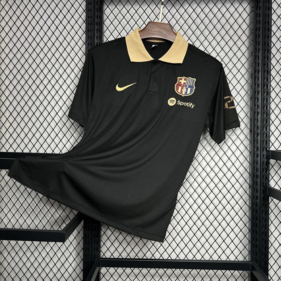 Barcelona 2024/25 Polo Black Jersey S-XXL