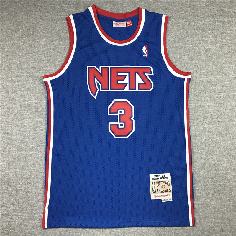 Nets #3 Retro Blue Embroidery