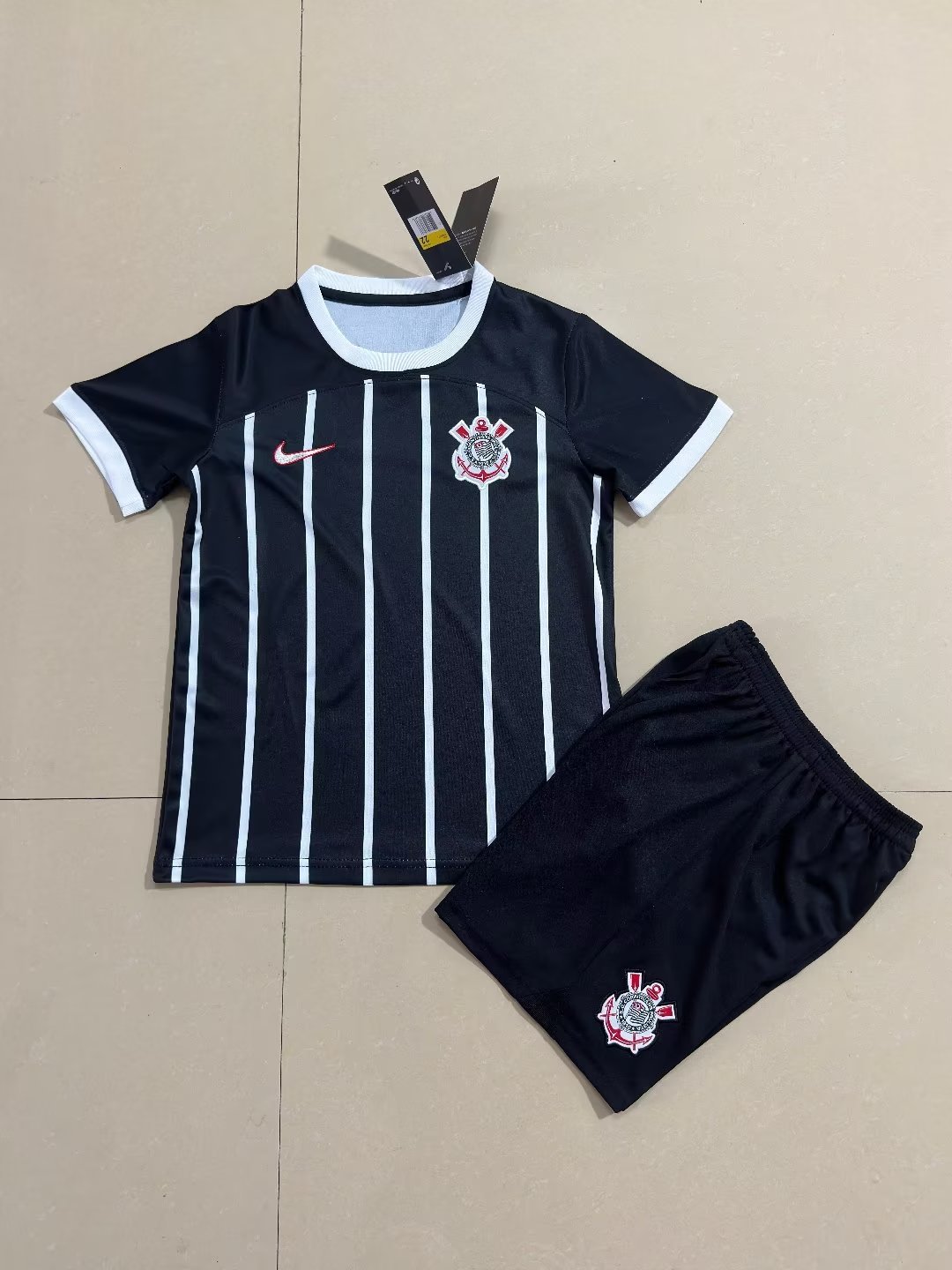 23-24 Corinthians Away Kids Soccer Jerseys Yupoo