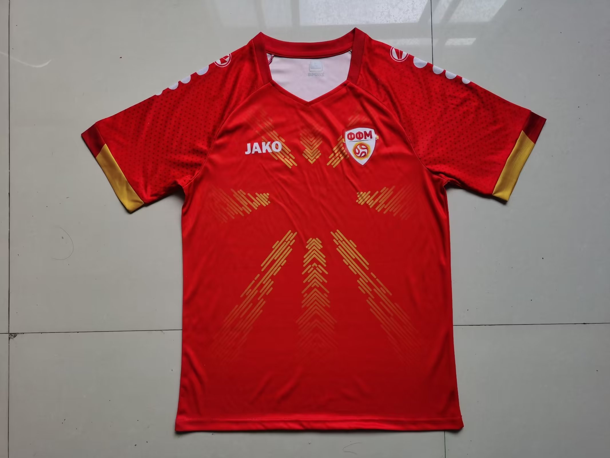 23-24 North Macedonia Home Soccer Jerseys Yupoo