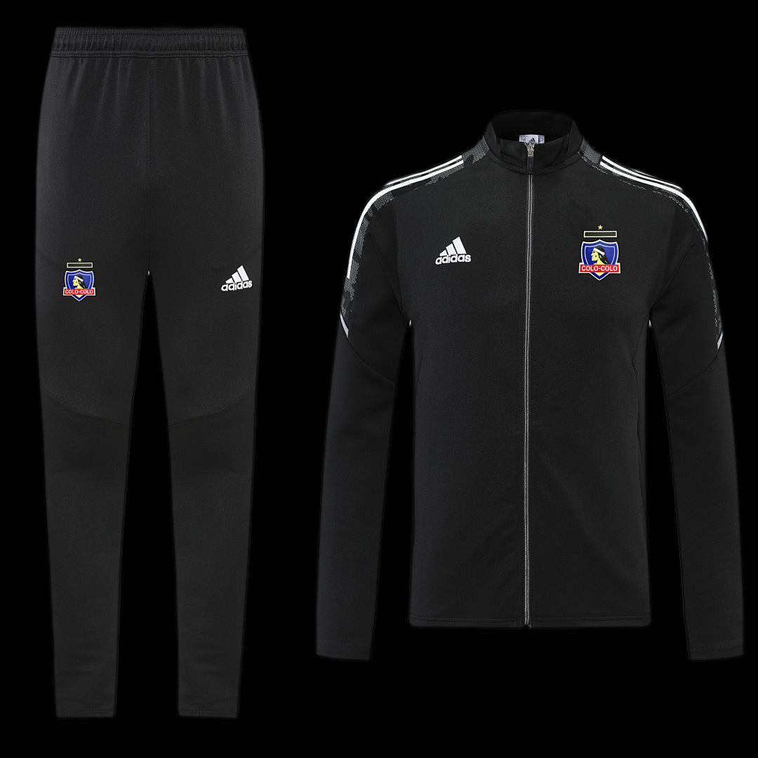 Training Wear Colo Colo Black Long Zip S-XXL