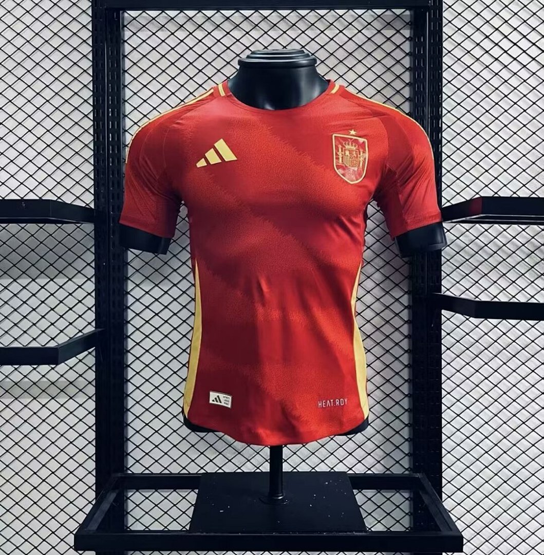 Spain 2024/25 Euro Home Jersey Player Version