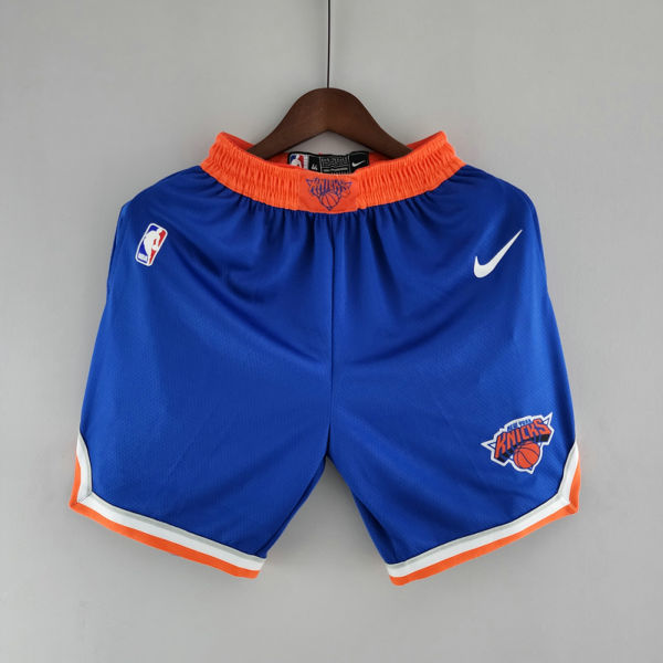 New York Knicks NBA Shorts Blue S-XXL