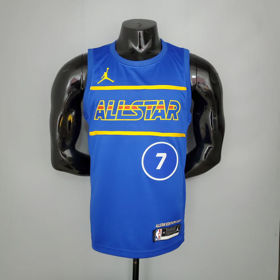 2021 DURANT#7 All-Star Blue NBA Jersey S-XXL