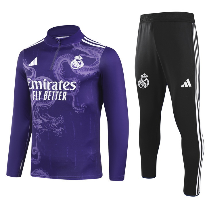 24-25 Real Madrid Long Sleeve Training Suit Yupoo