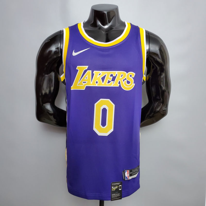 KUZMA #0 Lakers purple NBA jersey Size XS-XXL