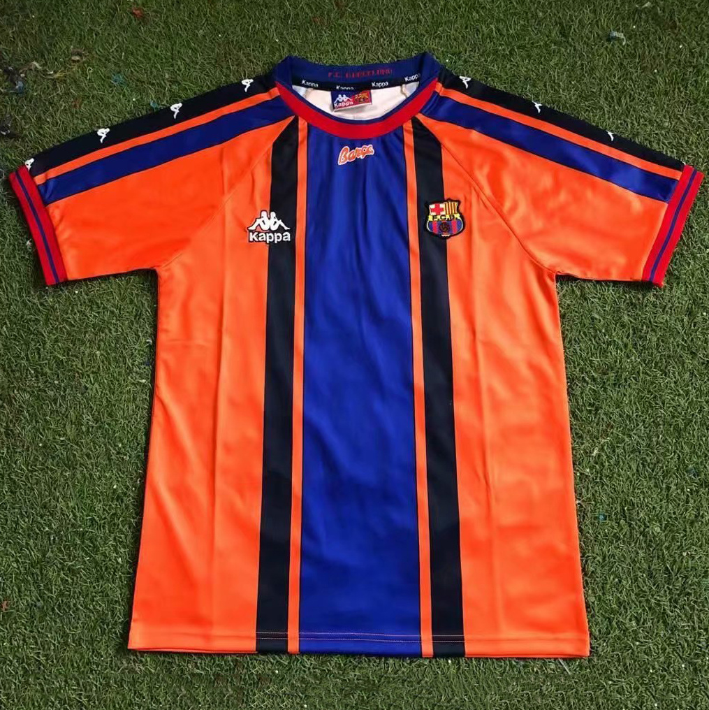 96-97 Messi GRIEZMANN Away Retro Soccer Jerseys Yupoo