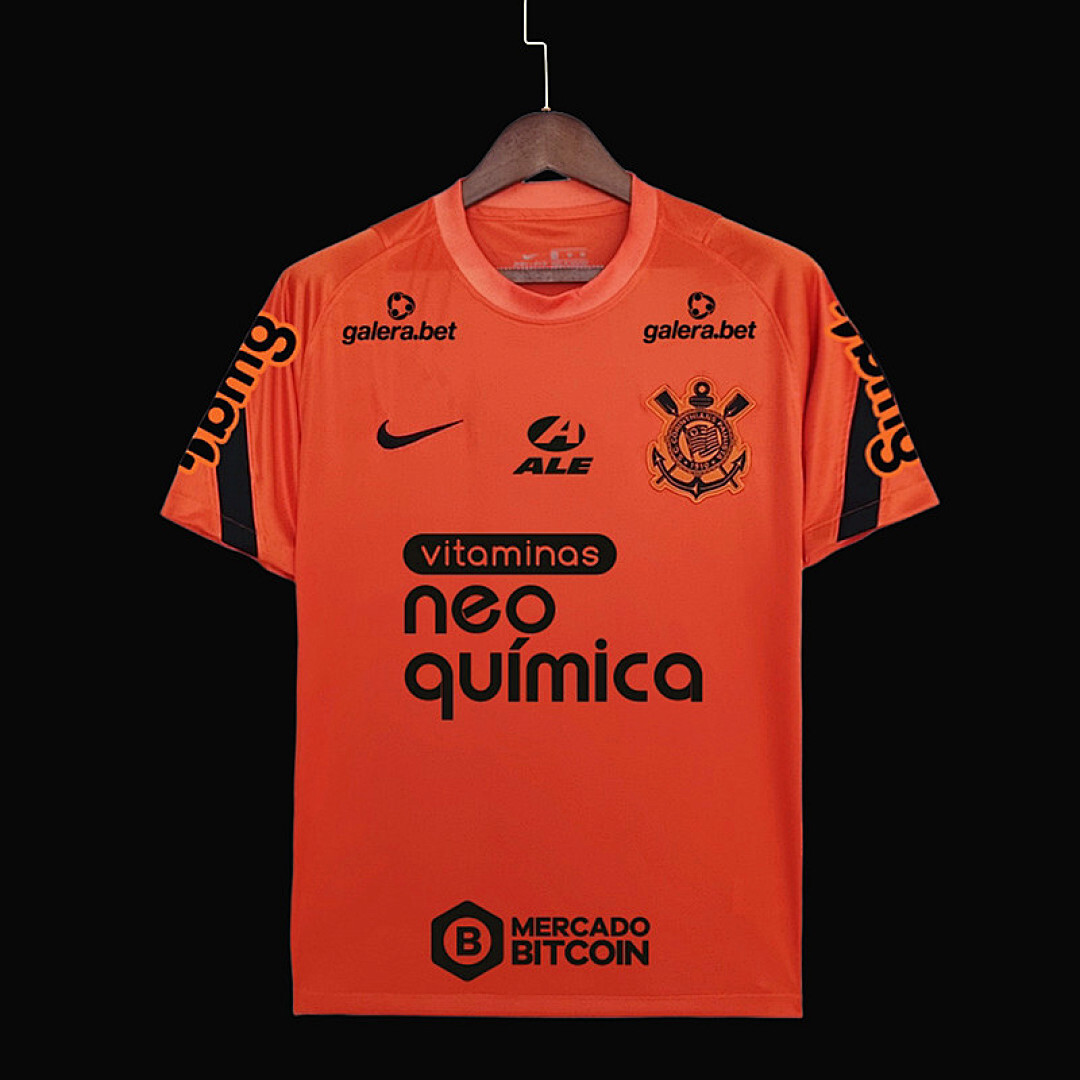 22/23 all sponsors Corinthians Pre-match Training Orange S-XXL