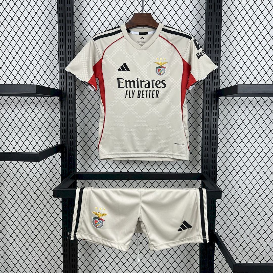 Benfica 2025/26 Away Kids Kit