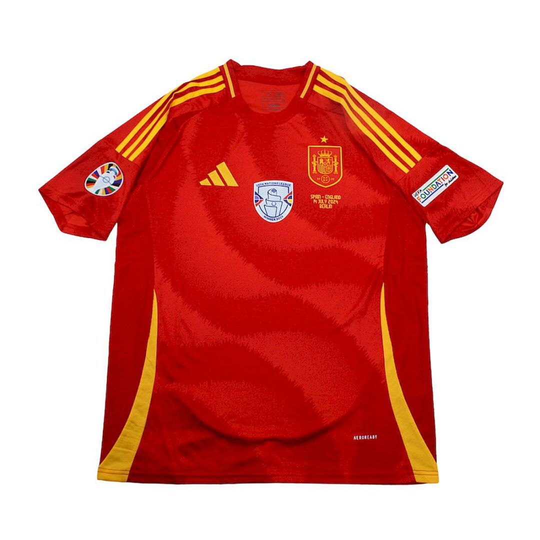 Spain 2024/25 UEFA Euro 2024 Champions Home Jersey