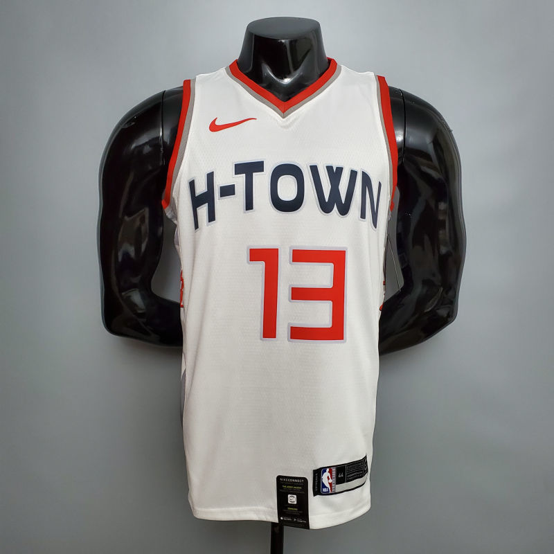 HARDEN#13 Rockets City Edition White NBA jersey Size XS-XXL