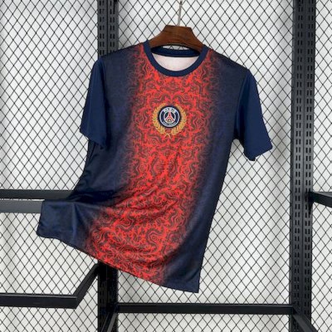 Paris Saint-Germain 2025/26 (CAMPEONES DE EUROPA) Red and blue Jersey
