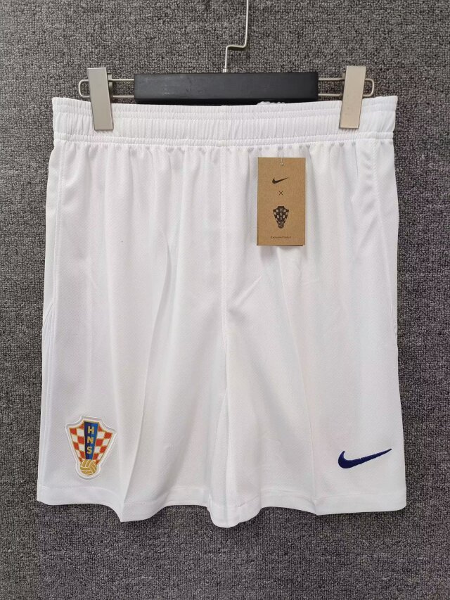 2024 Croatia Home Soccer Shorts Yupoo
