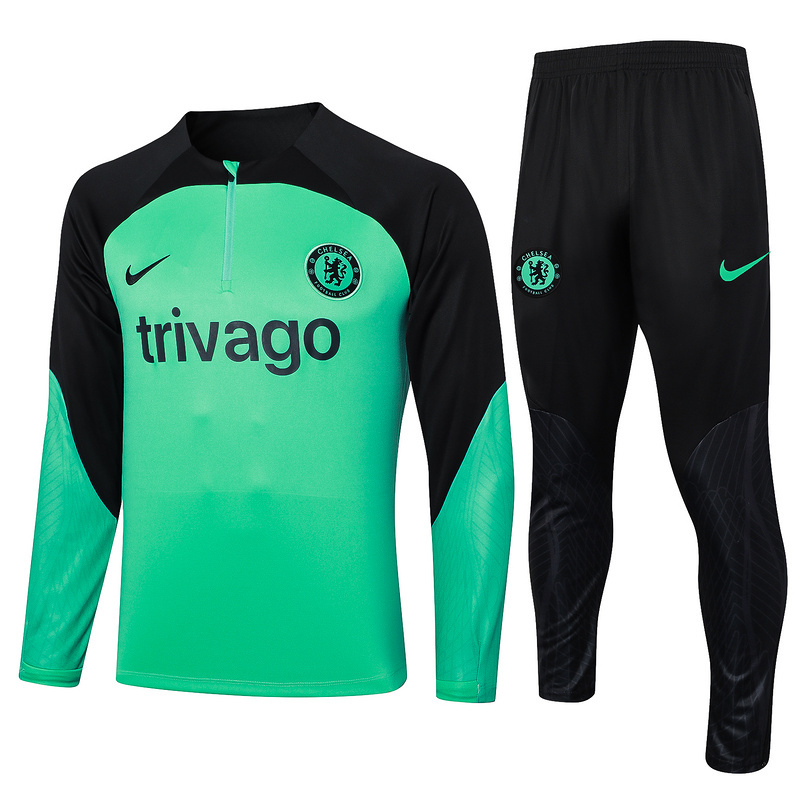 23-24 Chelsea Long Sleeve Training Suit Yupoo