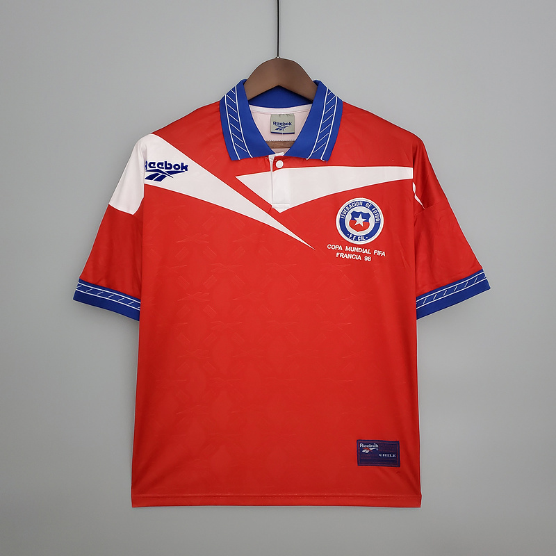 1998 Chile Home Retro Soccer Jerseys Yupoo