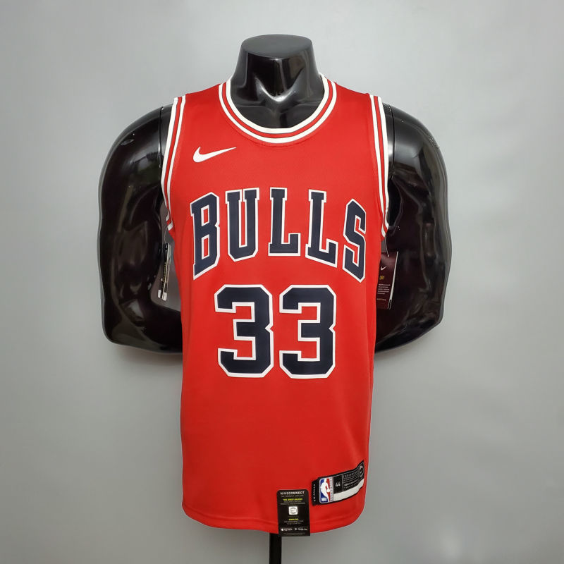 PIPPEN#33 Chicago Bulls NBA jersey Size S-XXL Nike connect recognition
