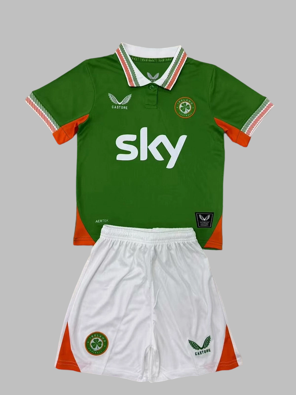 25-26 Ireland Home Kids Cheap Soccer Jerseys Yupoo