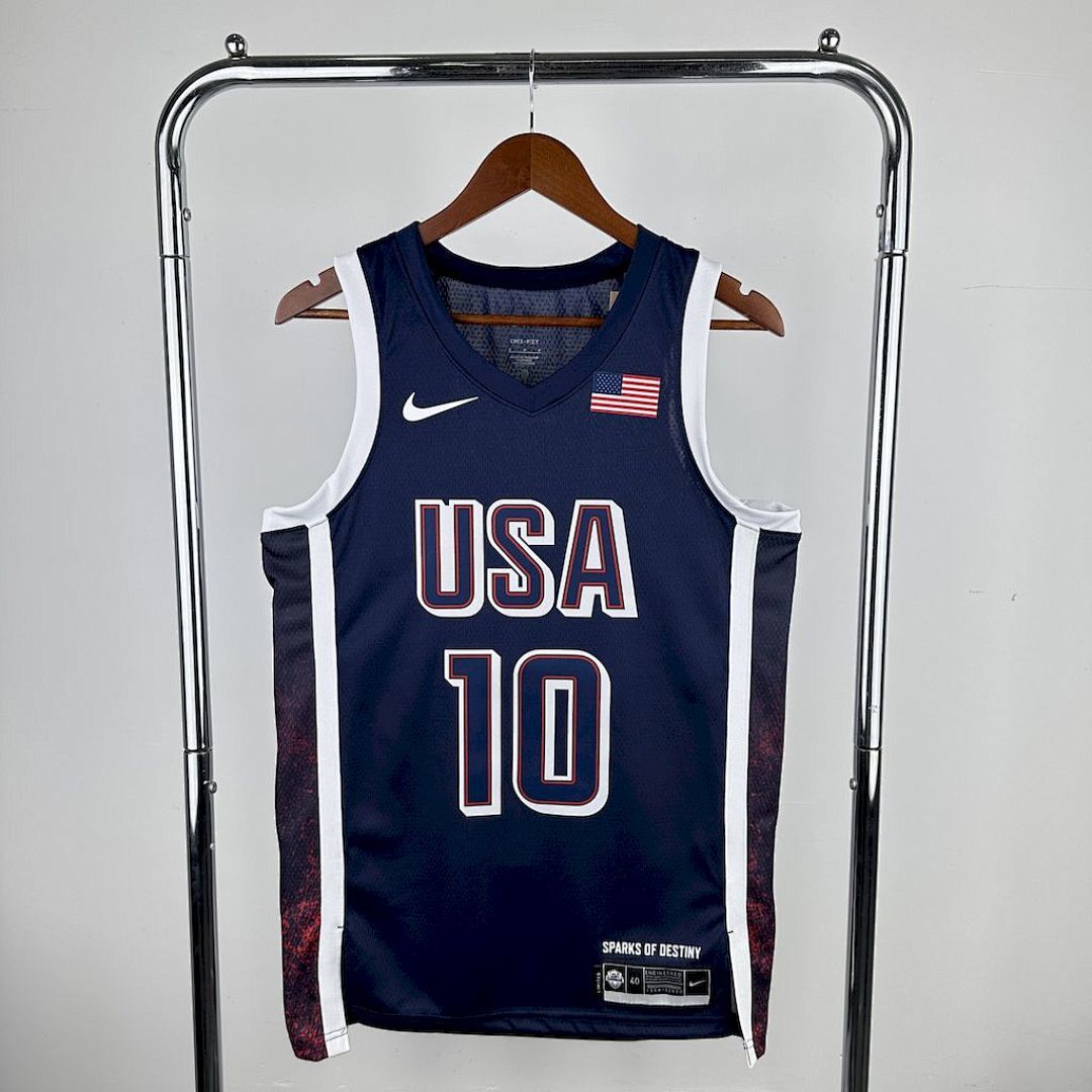 Olimpic USA 2024 TATUM#10 Away Jersey