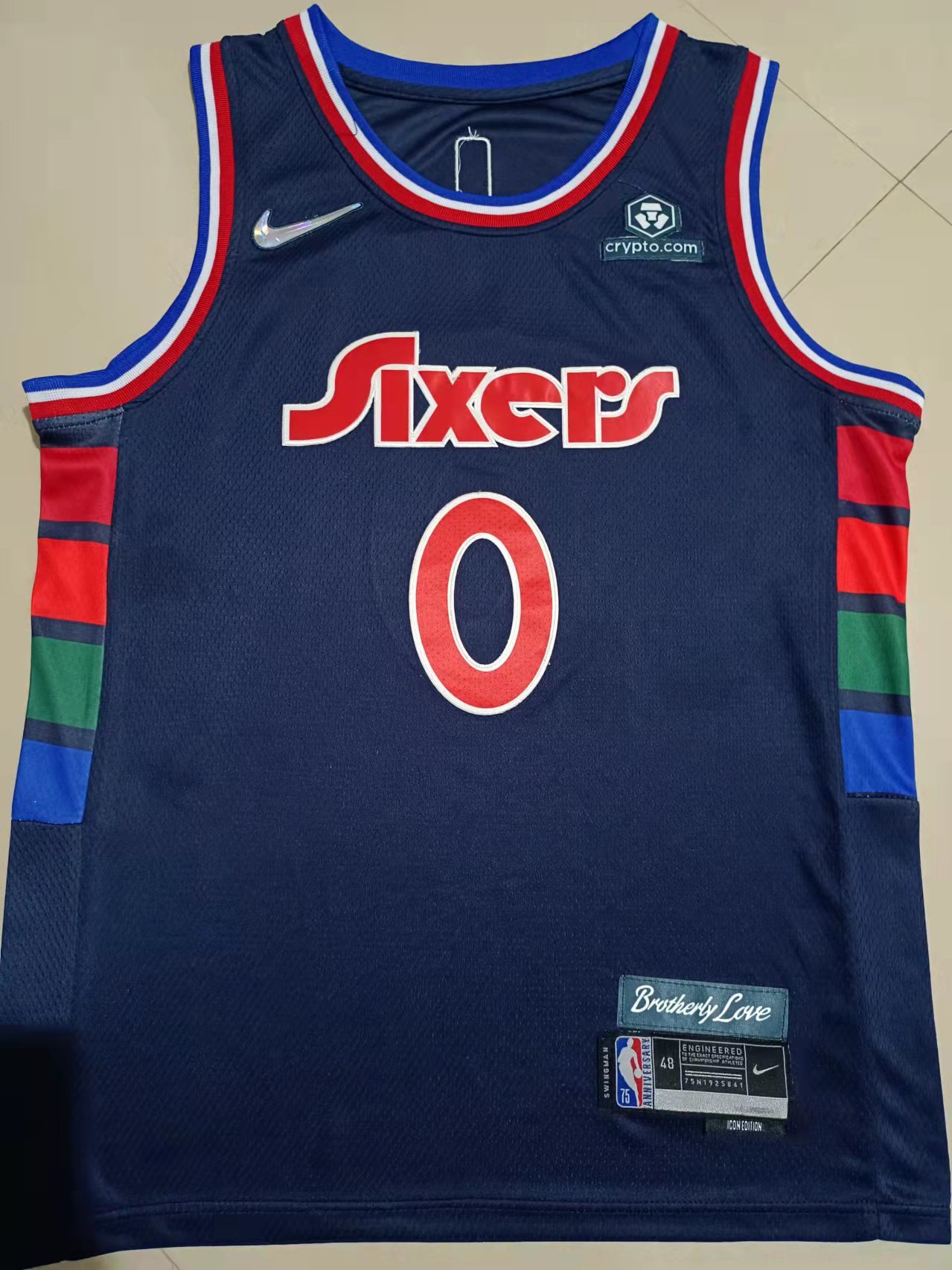 76ers #0 Embroidery