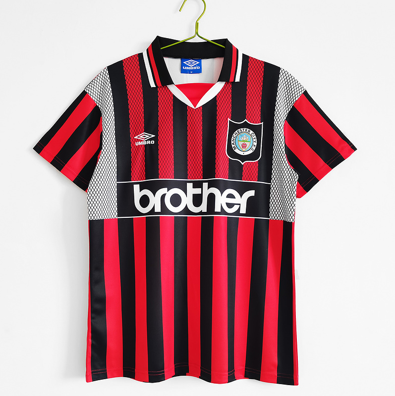 1994-96 Manchester City Away Retro Soccer Jerseys Yupoo