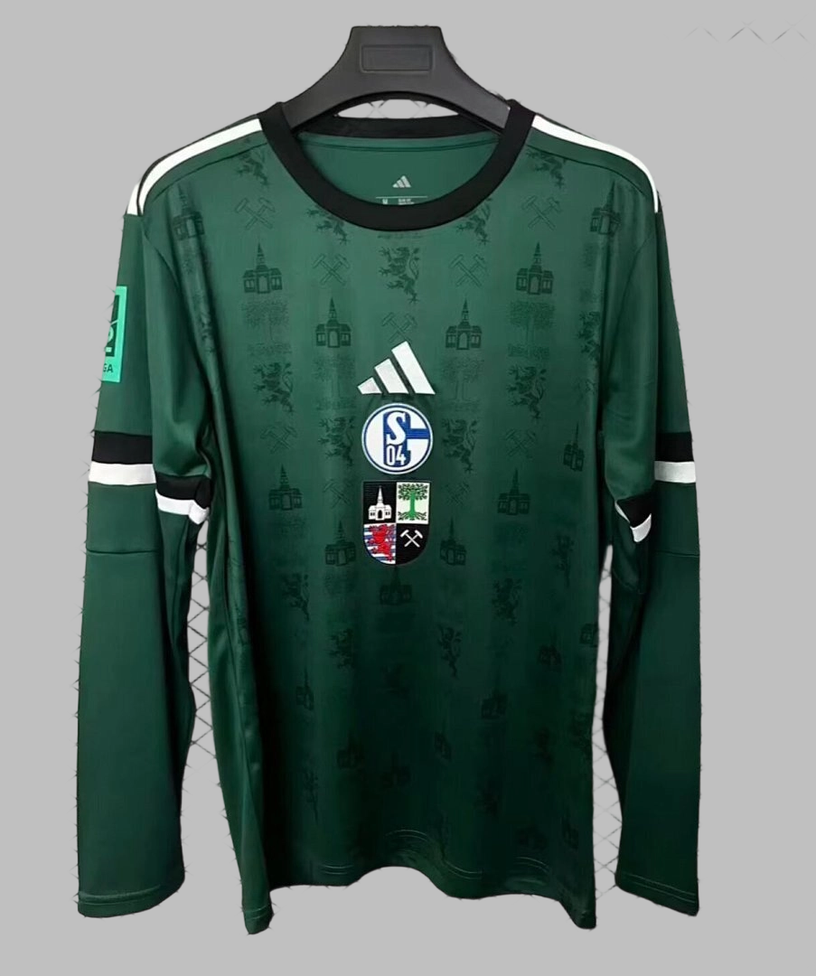 25-26 Schalke 150th Long Sleeve Cheap Soccer Jerseys Yupoo