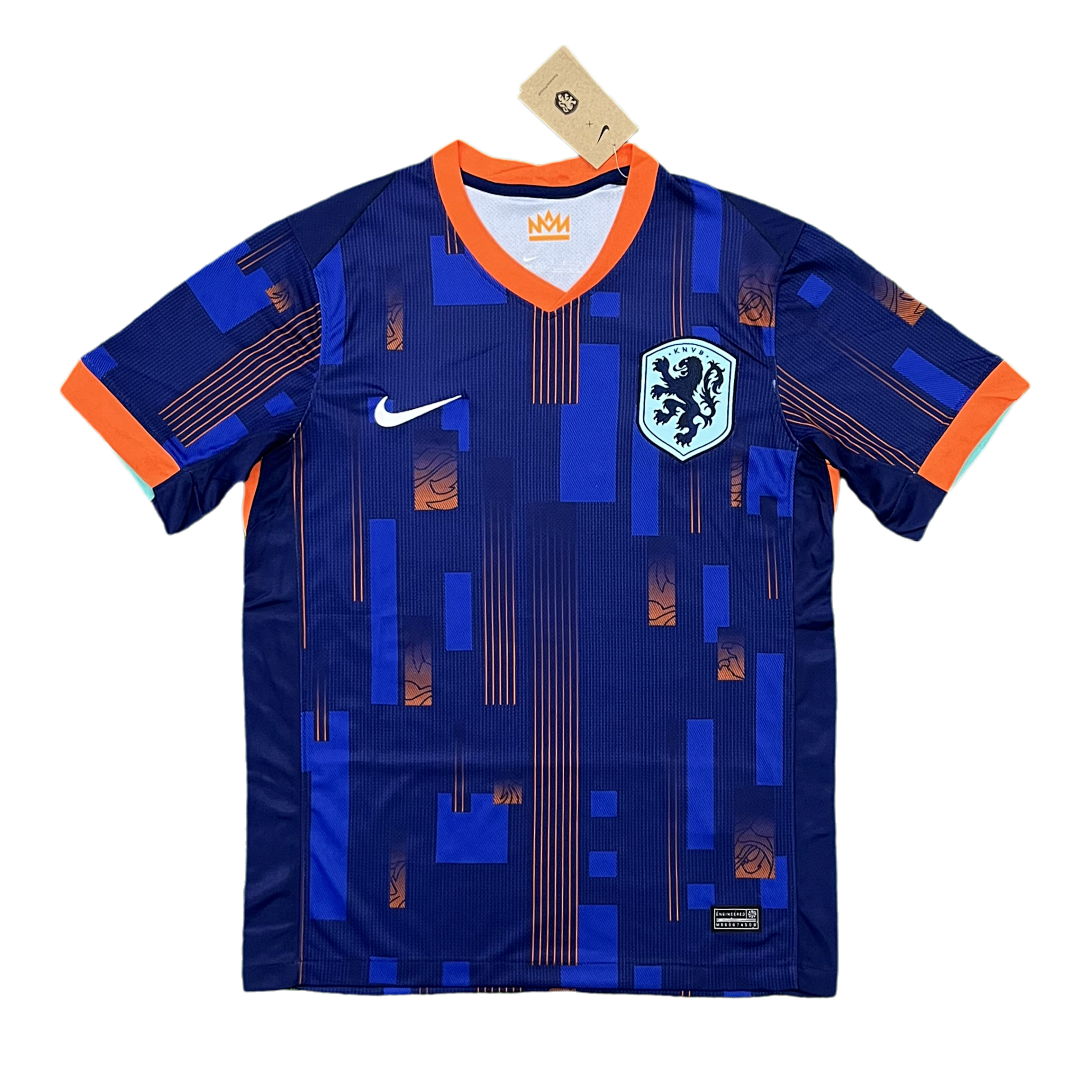Netherlands 2024/25 Euro Away Jersey S-XXXXL