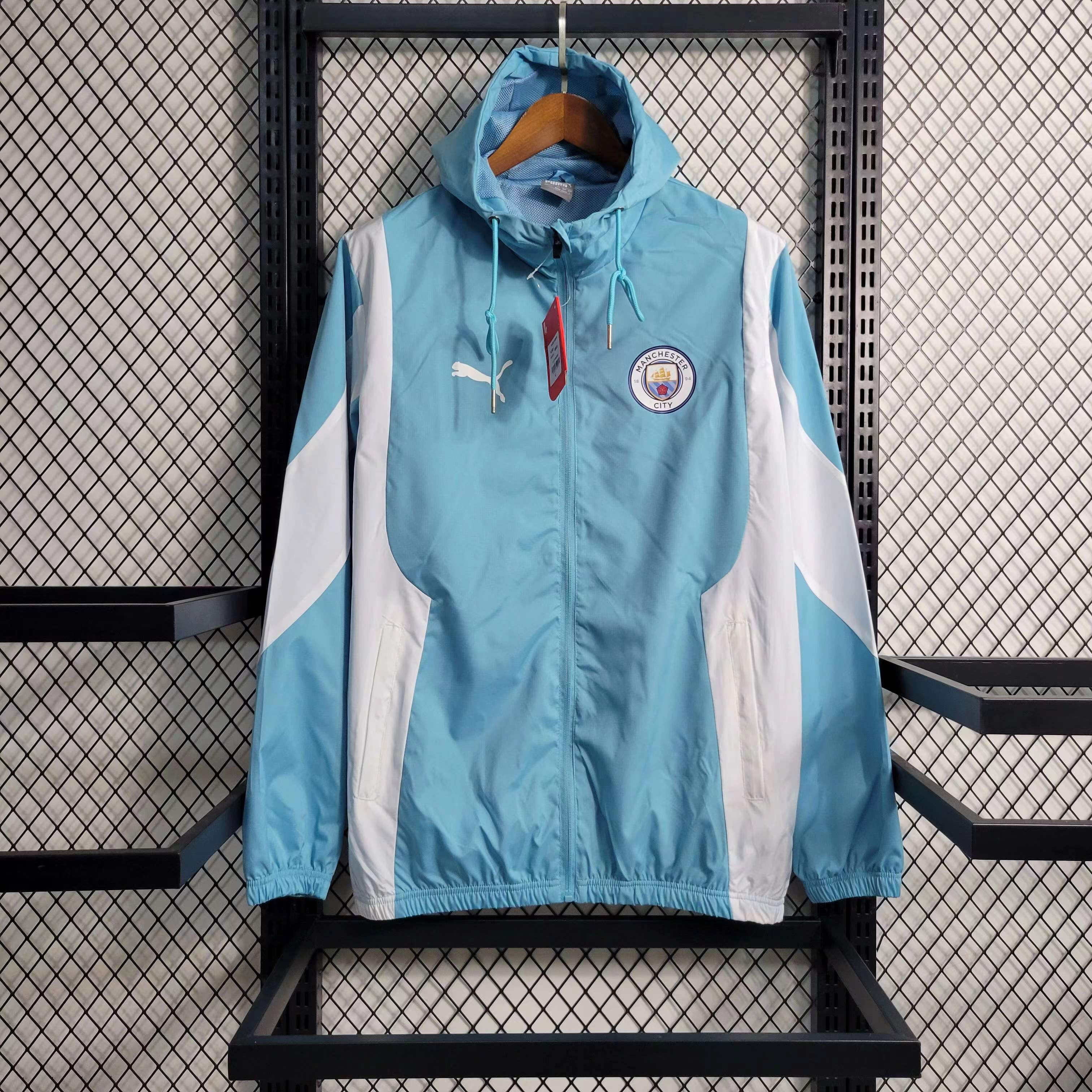 23-24 Manchester City Windbreaker Hoodies Jackets Yupoo