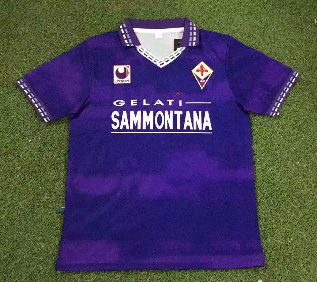 94-95 Fiorentina Home Retro Soccer Jerseys Yupoo