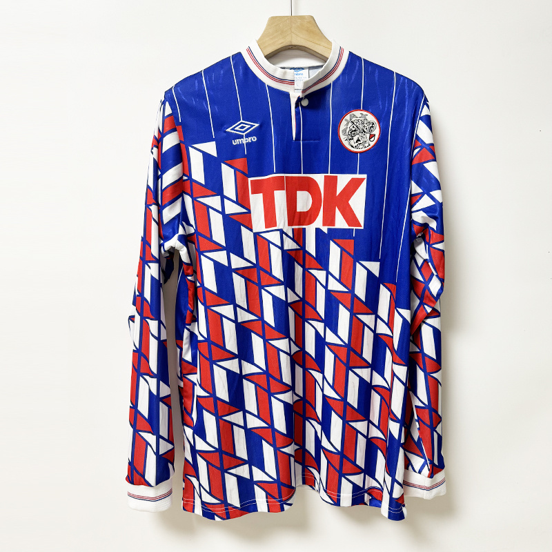 1990 Ajax Away Retro Long Sleeve Soccer Jerseys Yupoo