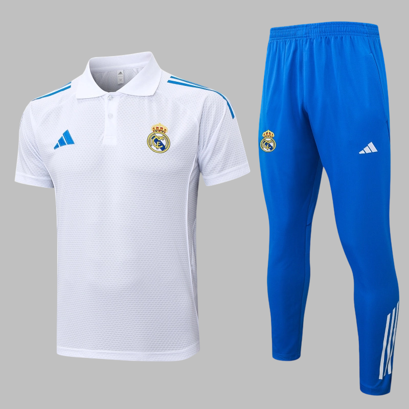 25-26 Real Madrid Polo Training Soccer Suit Yupoo