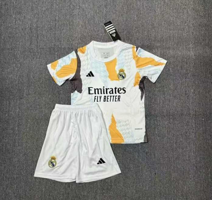 24-25 Real Madrid Kids Soccer Jerseys Yupo