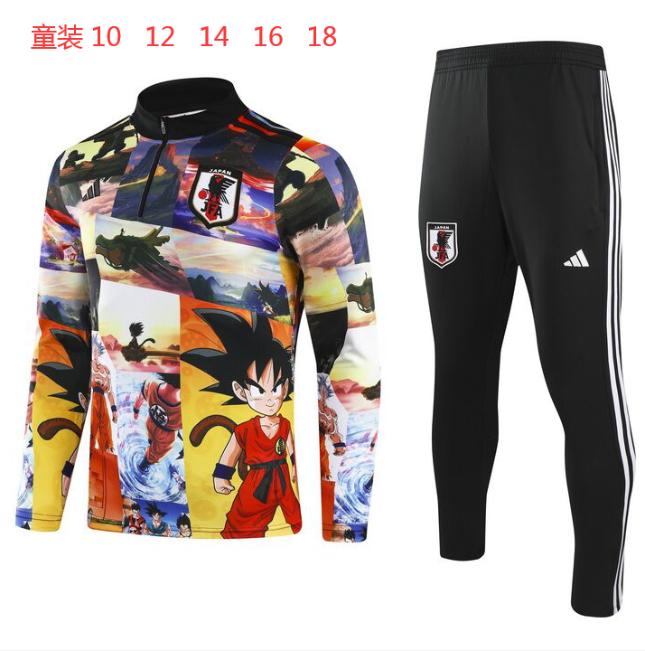 2024 Japan Kids Long Sleeve Training Suit Yupoo