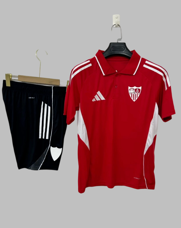 25-26 Sevilla Polo Training Soccer Suit Yupoo