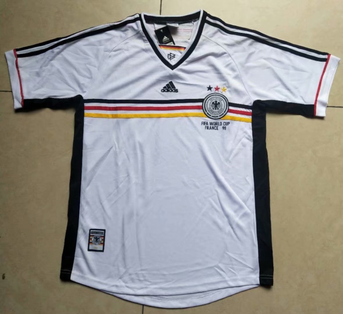 1998 Germany Home Retro Soccer Jerseys Yupoo