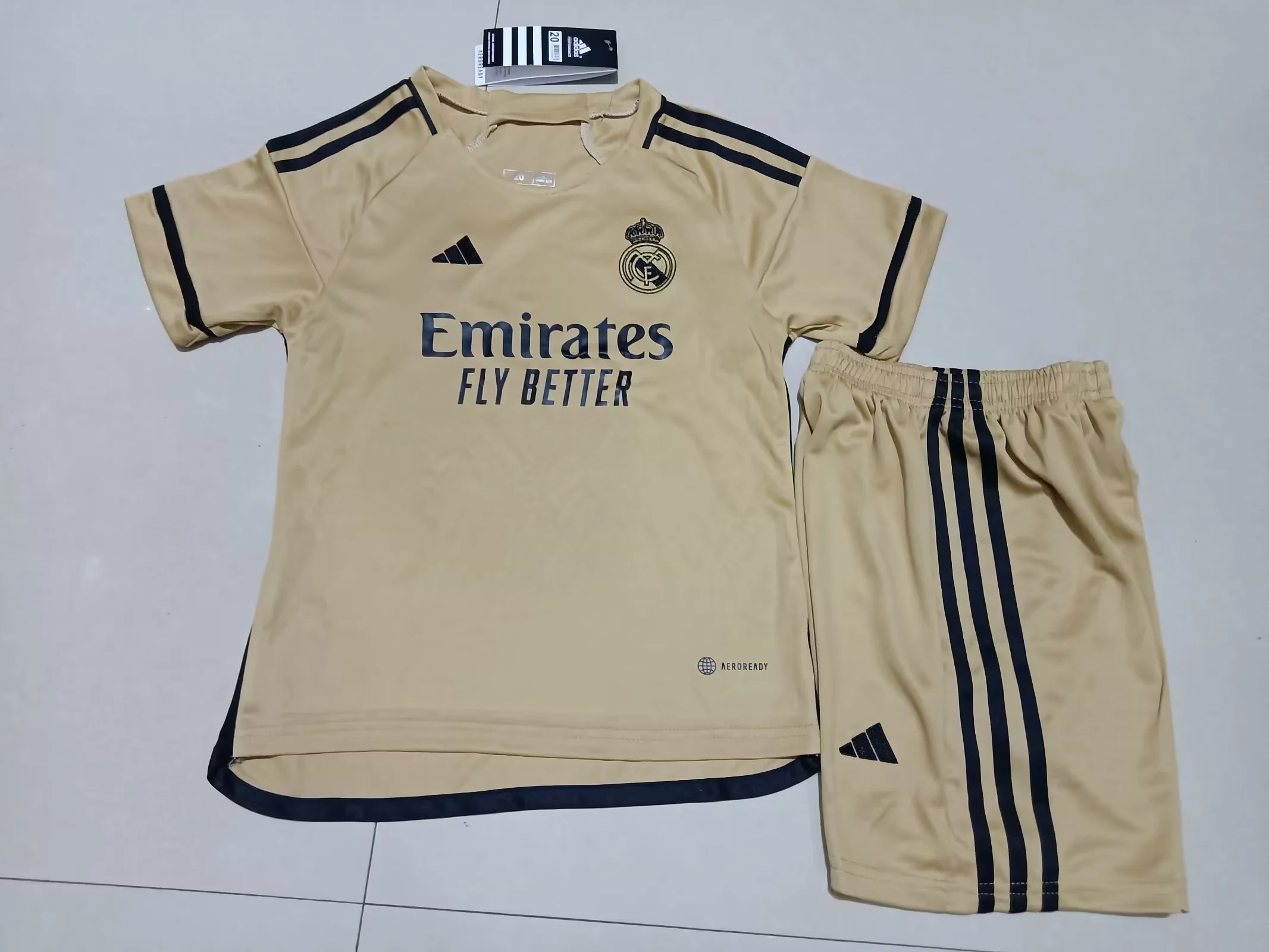23-24 Real Madrid Kids Training Soccer Jerseys Yupoo