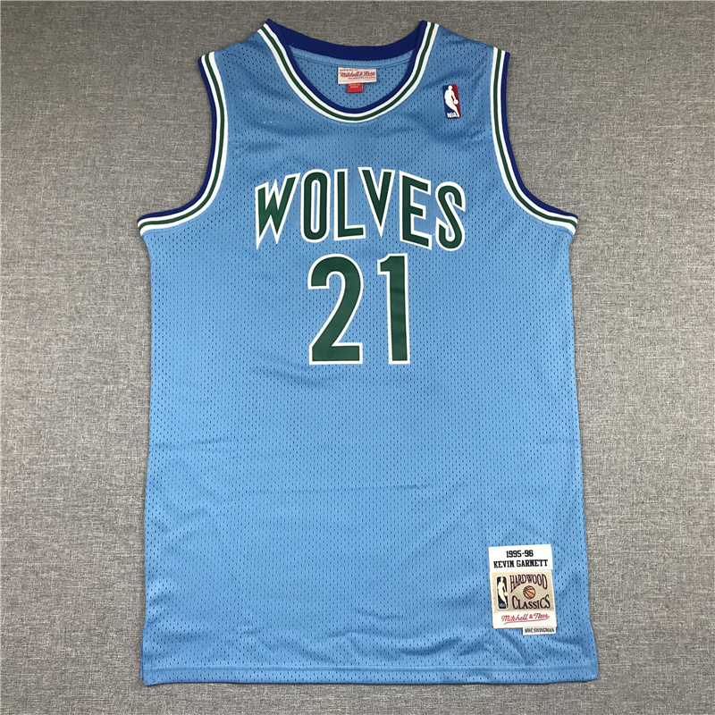 Timberwolves #21 Embroidery