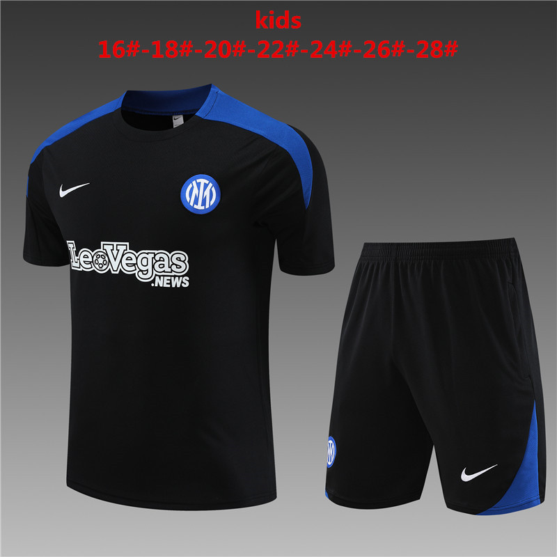 24-25 Inter Milan Kids Training Soccer Jerseys Yupoo