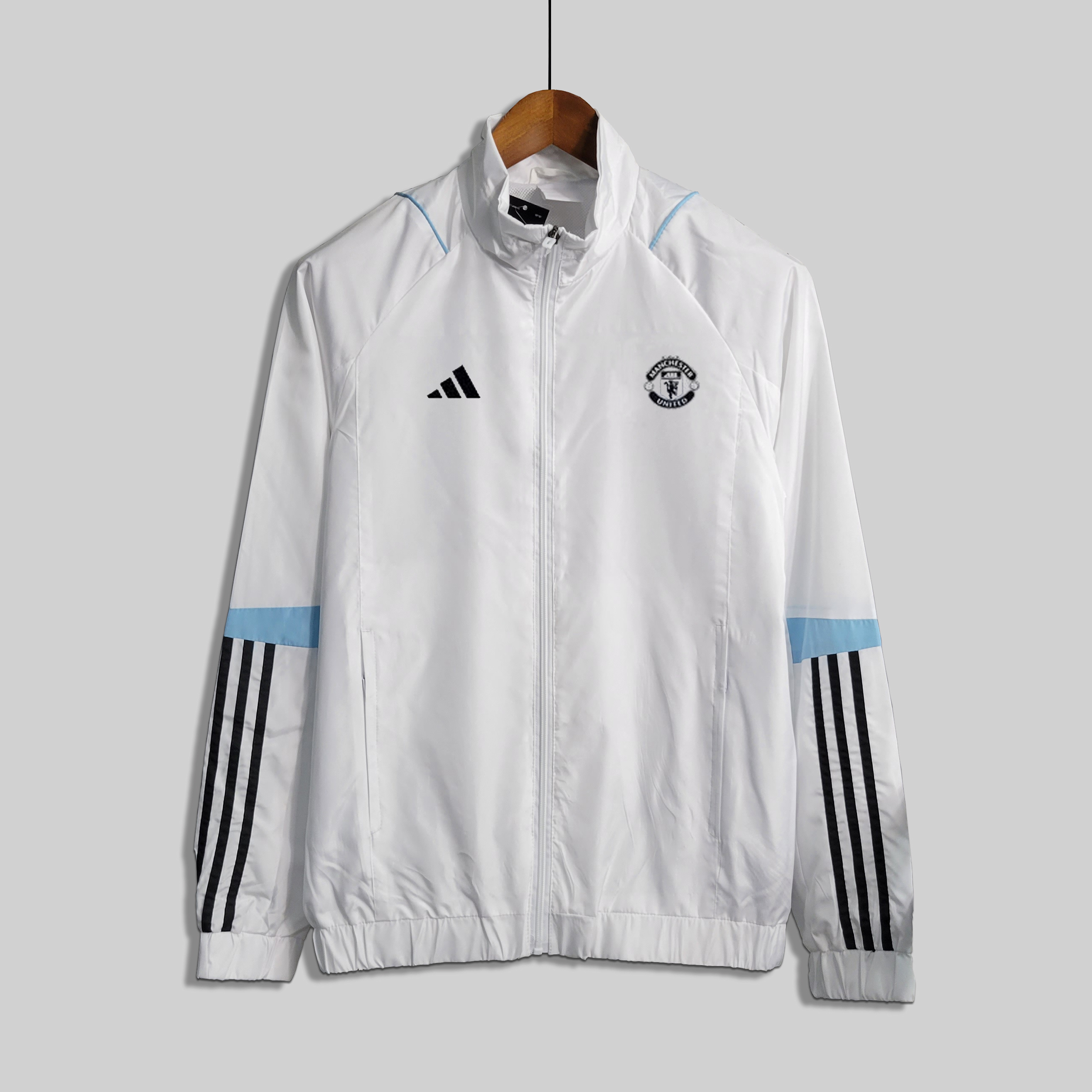 23-24 M-anchester U-nited White Windbreaker Jackets Yupoo