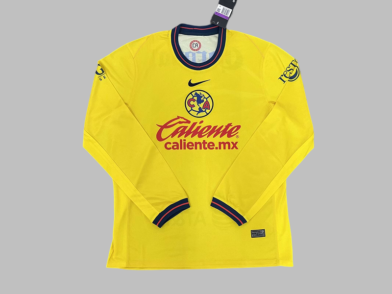 24-25 Club America Home Long Sleeve Soccer Jerseys Yupoo
