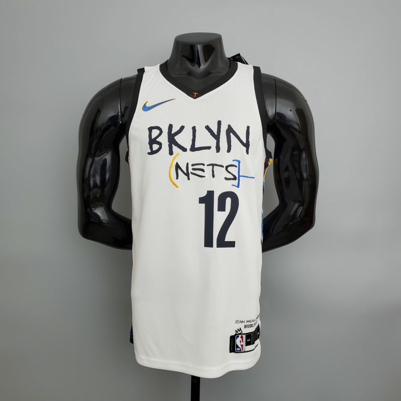 Nets Harris #12 graffiti (white) NBA jersey S-XXL