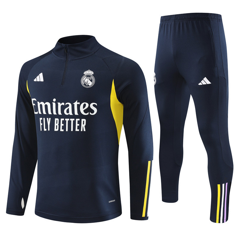 23-24 Real Madrid Long Sleeve Training Suit Yupoo