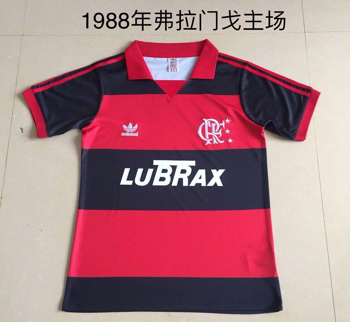 1988 Flamengo Home Retro Soccer Jersey Yupoo