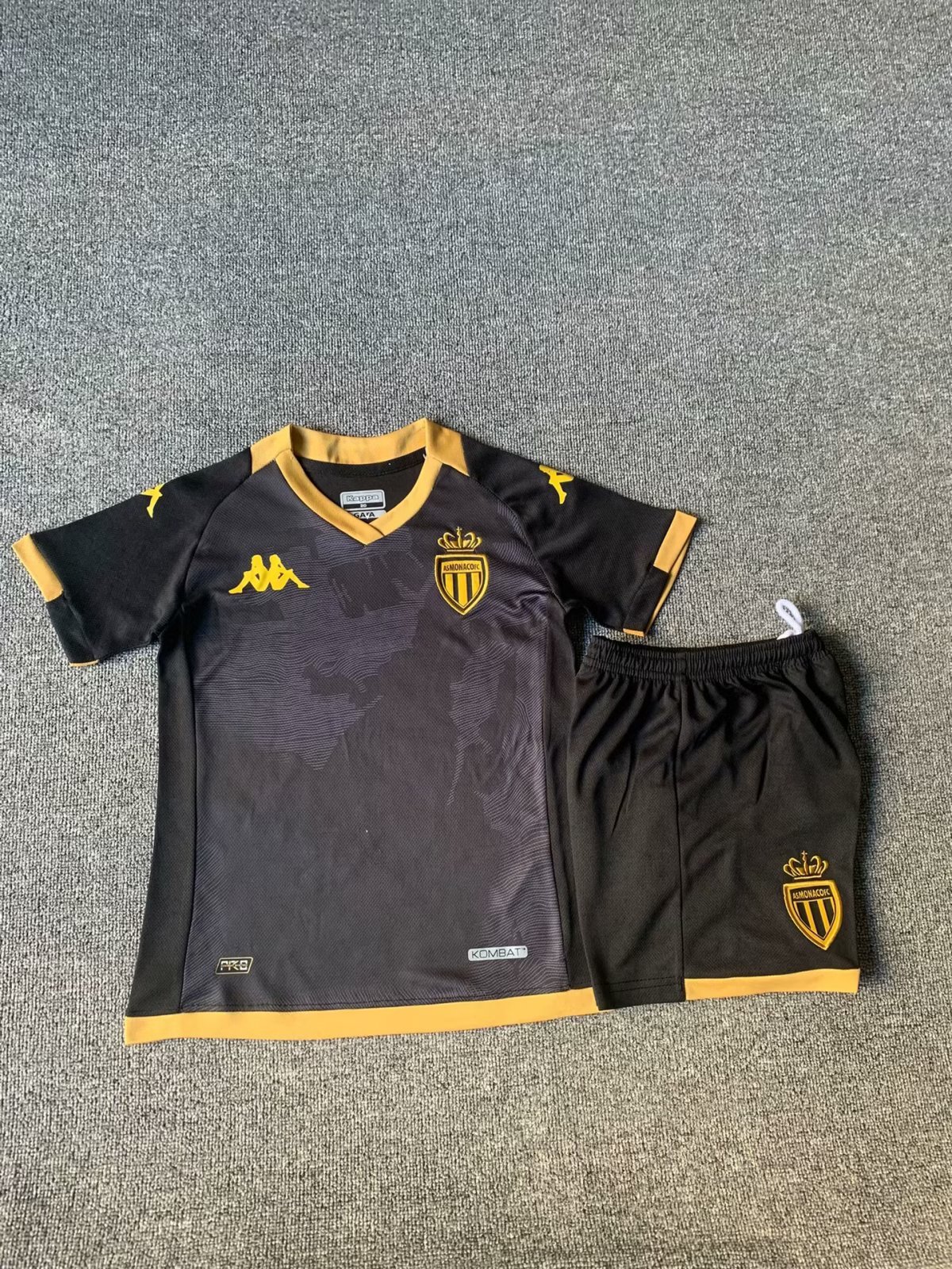 23-24 Monaco Away Kids Soccer Jerseys Yupoo