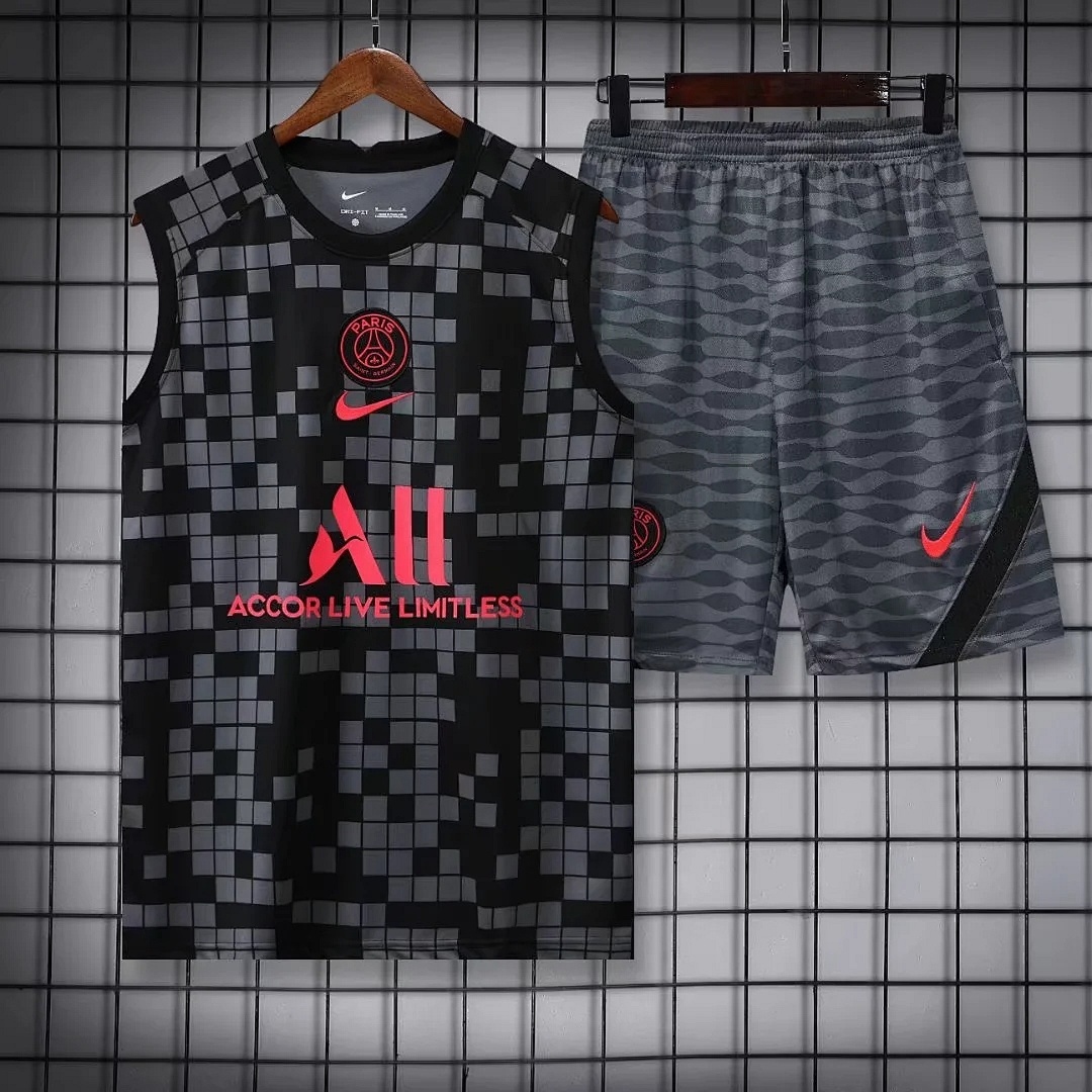 22/23 PSG Pre-match Training Black Vest S-XXL