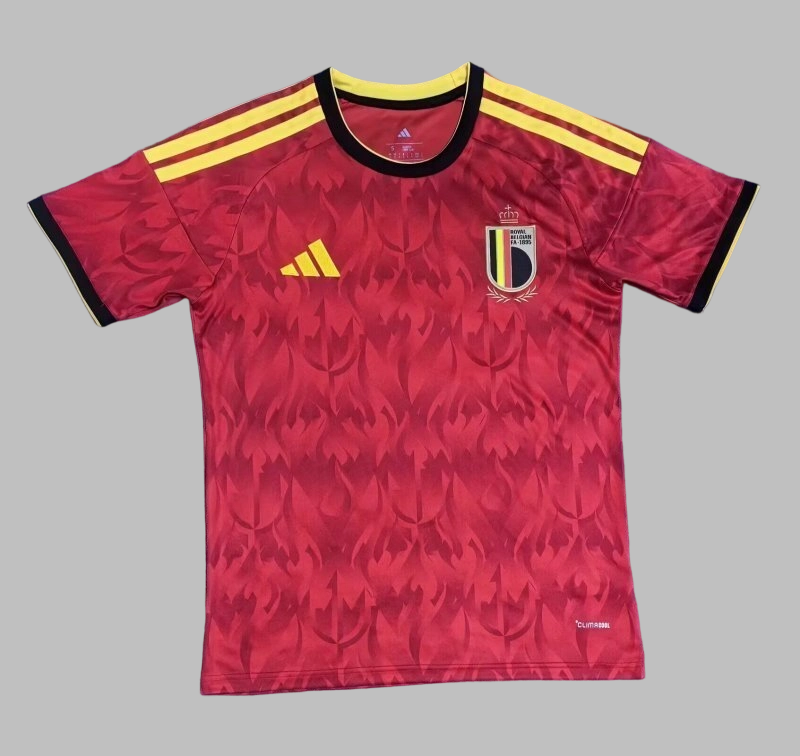 25-26 Belgium Home Cheap Soccer Jerseys Yupoo