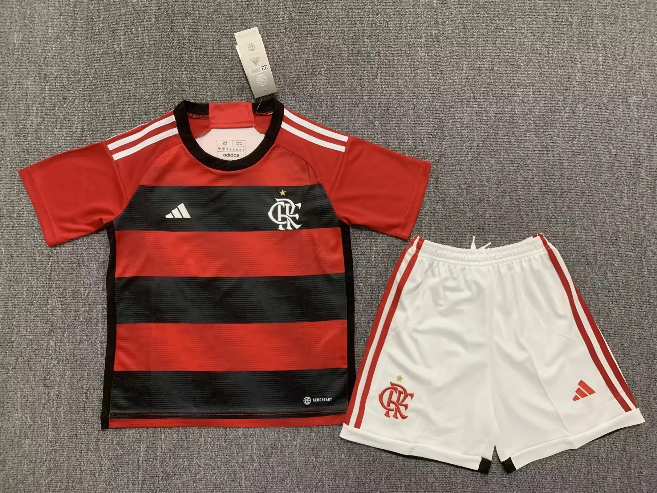 23-24 Flamengo Home Kids Soccer Jerseys Yupoo