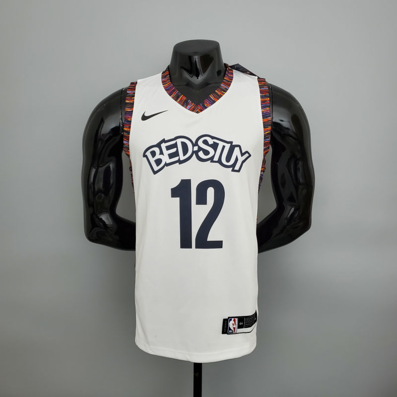 harris#12 Brooklyn Nets City version White NBA jersey Size S-XXL