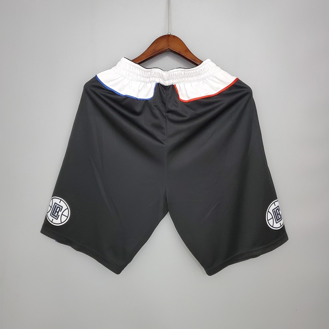 Los Angeles Clippers Black NBA Shorts Size:S-XXL