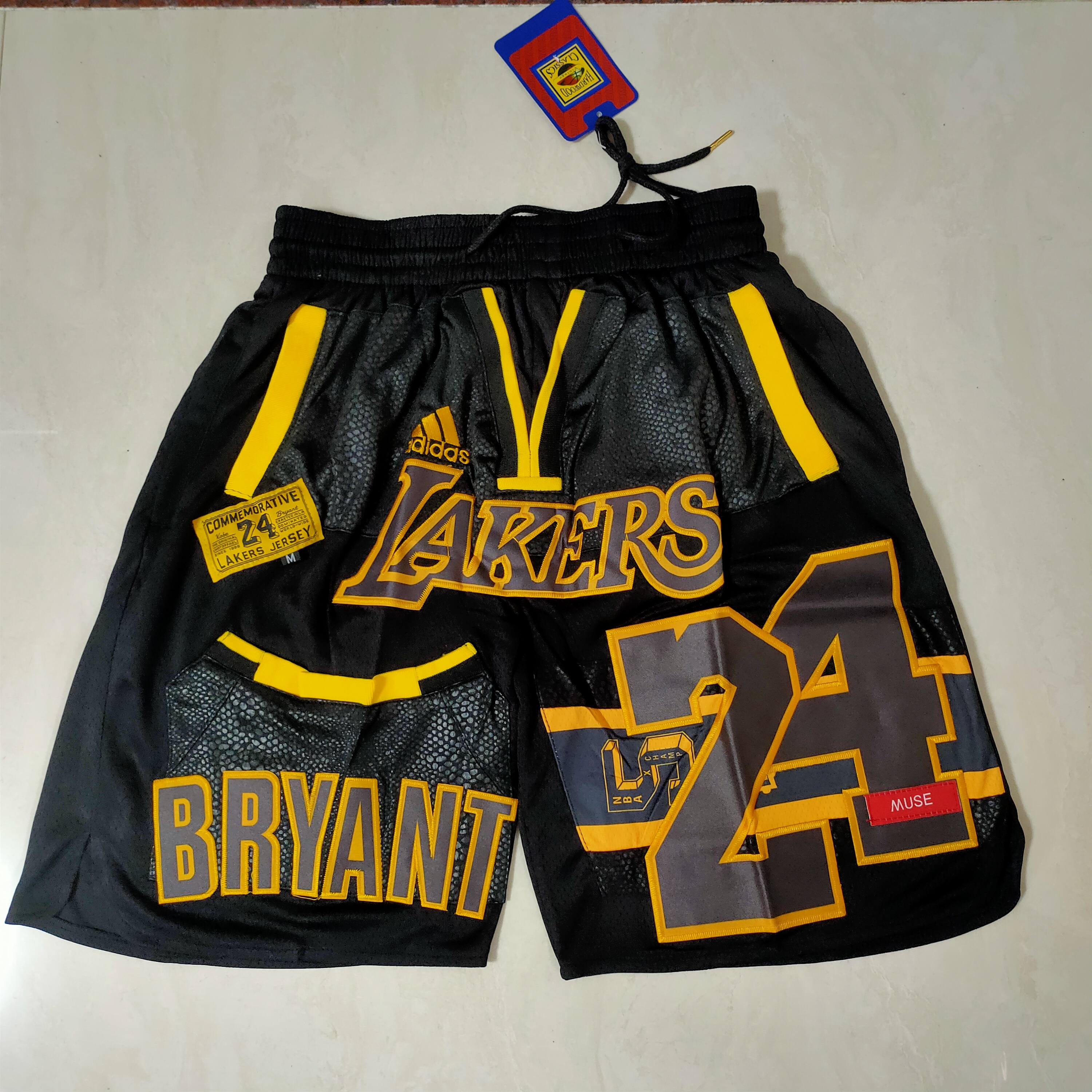 Lakers Pocket Shorts Embroidery